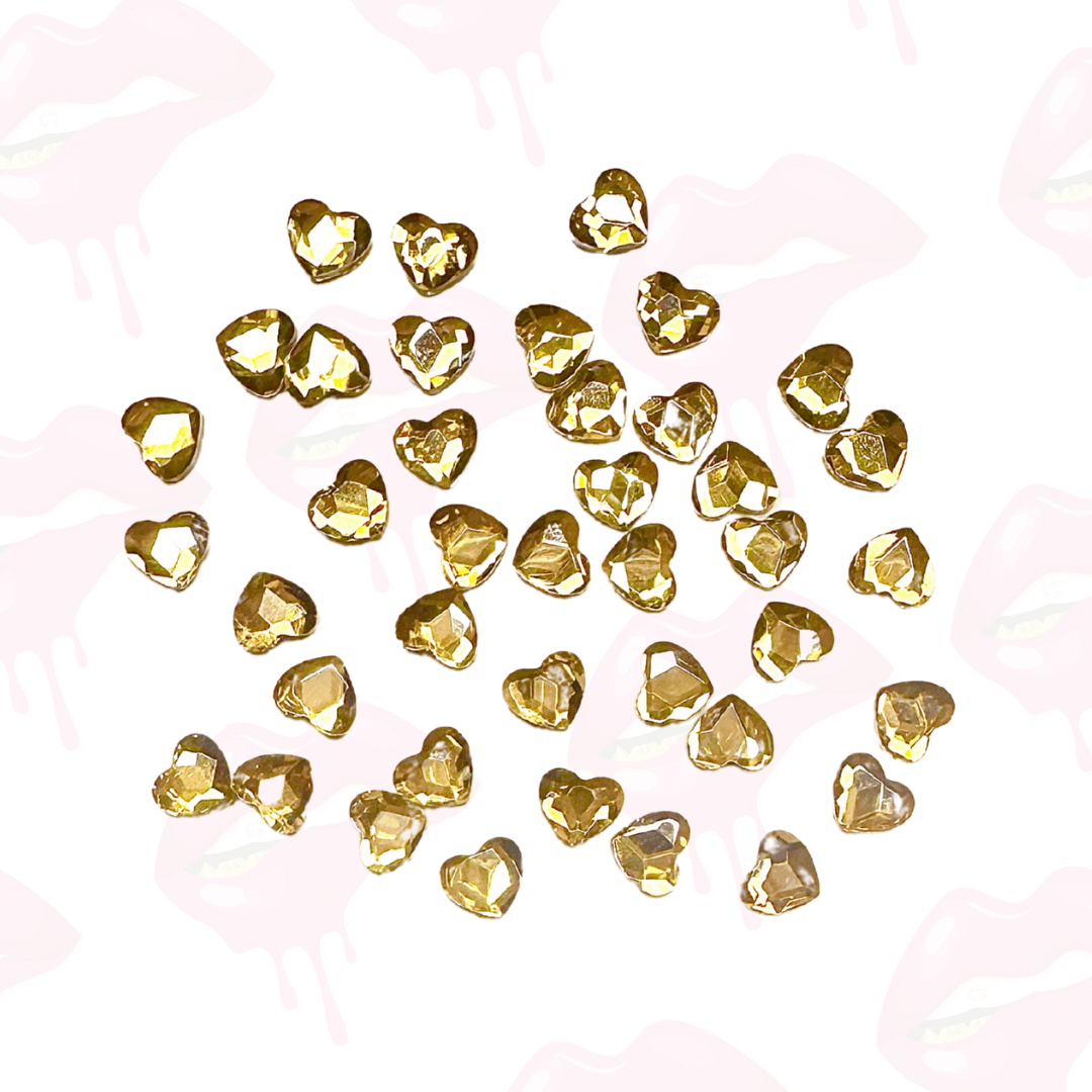 Heart Shape Tooth Gems (10, 20 & 50 Pieces)