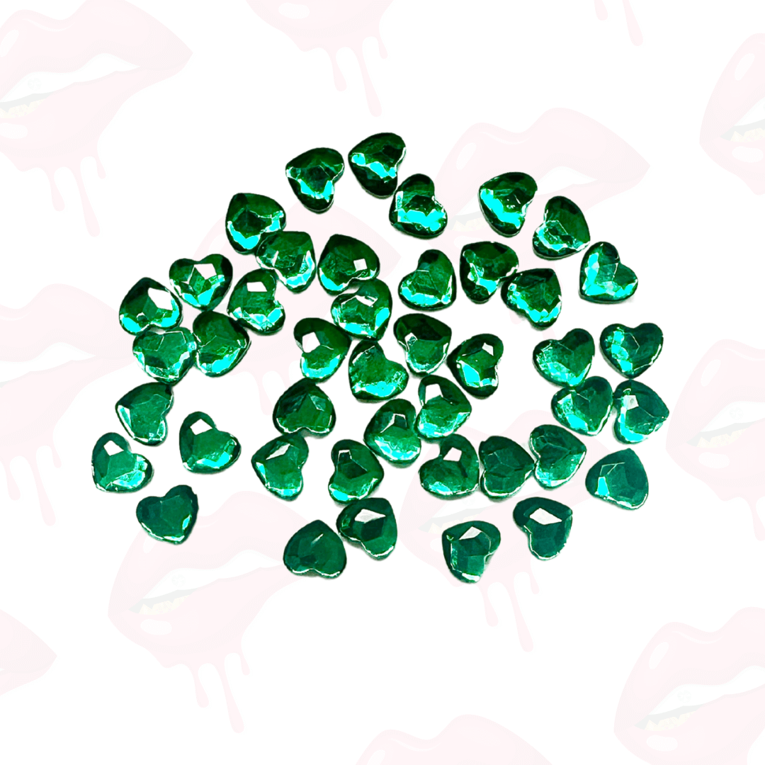 Heart Shape Tooth Gems (10, 20 & 50 Pieces)
