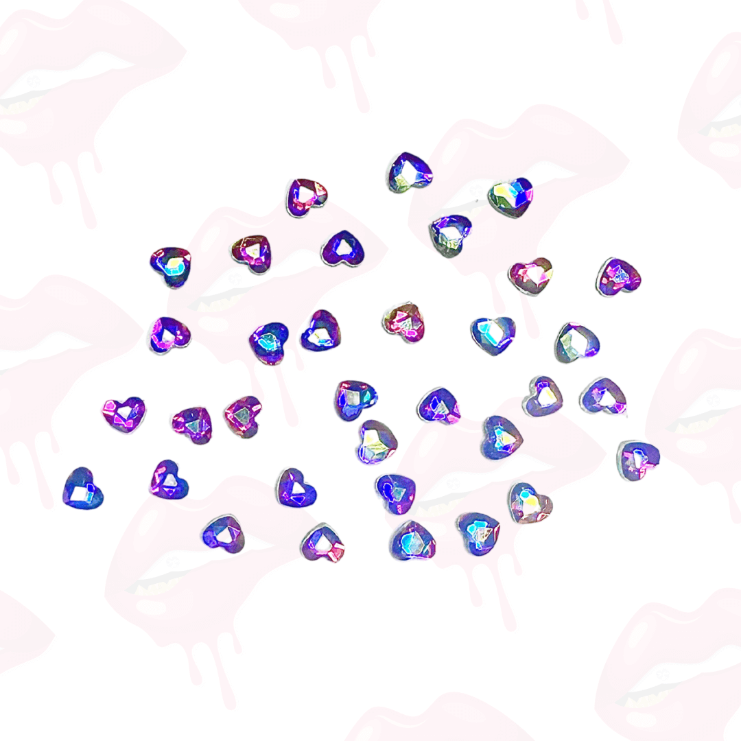 Heart Shape Tooth Gems (10, 20 & 50 Pieces)
