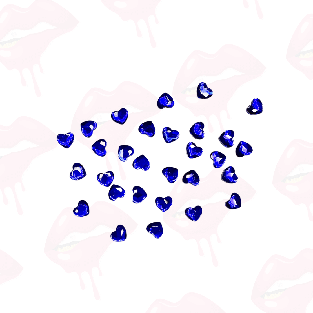 Heart Shape Tooth Gems (10, 20 & 50 Pieces)