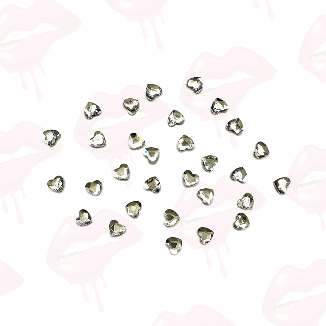 Heart Shape Tooth Gems (10, 20 & 50 Pieces)