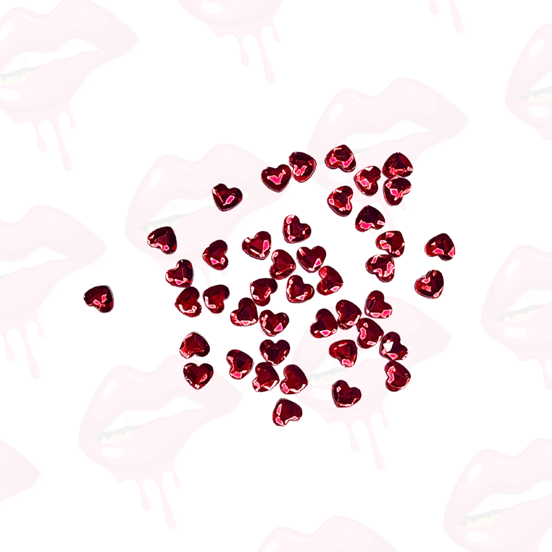 Heart Shape Tooth Gems (10, 20 & 50 Pieces)