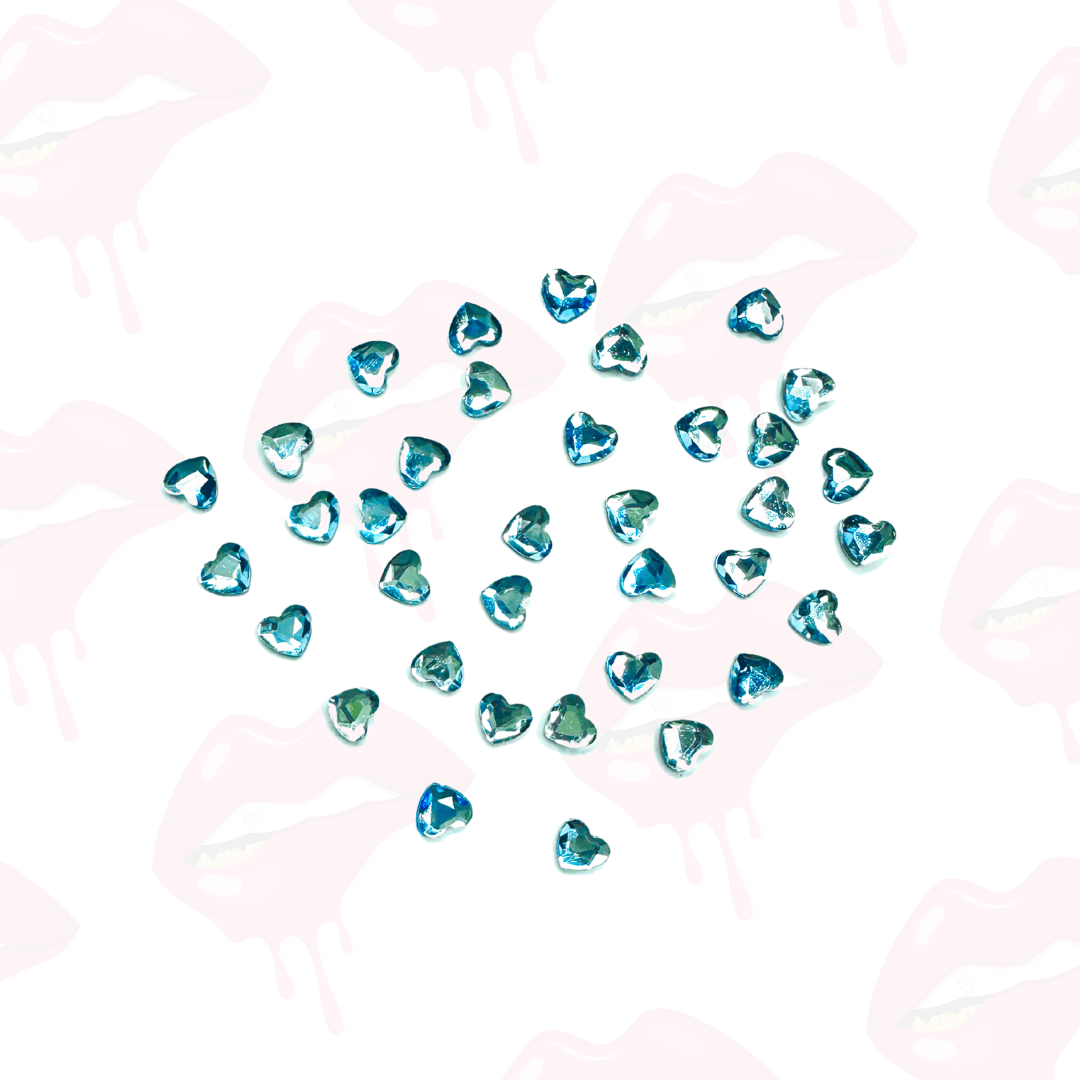 Heart Shape Tooth Gems (10, 20 & 50 Pieces)