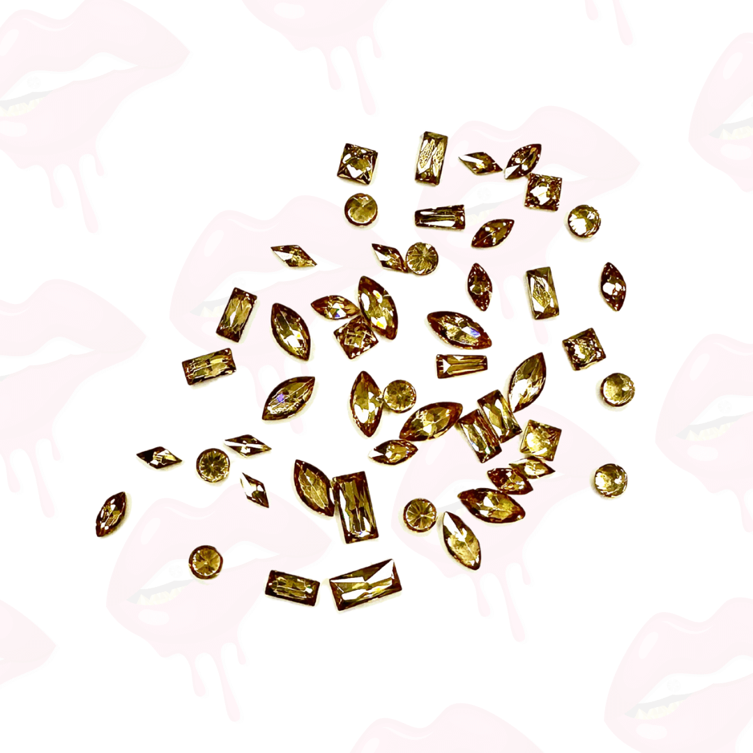 Mixed Shape Zircon Pack (50 Pieces)