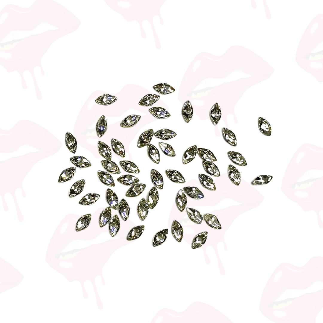 Mini Zirconia Navettes (50 Pieces)