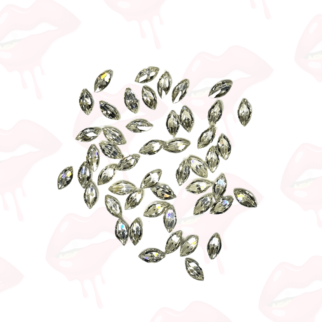 Mini Zirconia Navettes (50 Pieces)