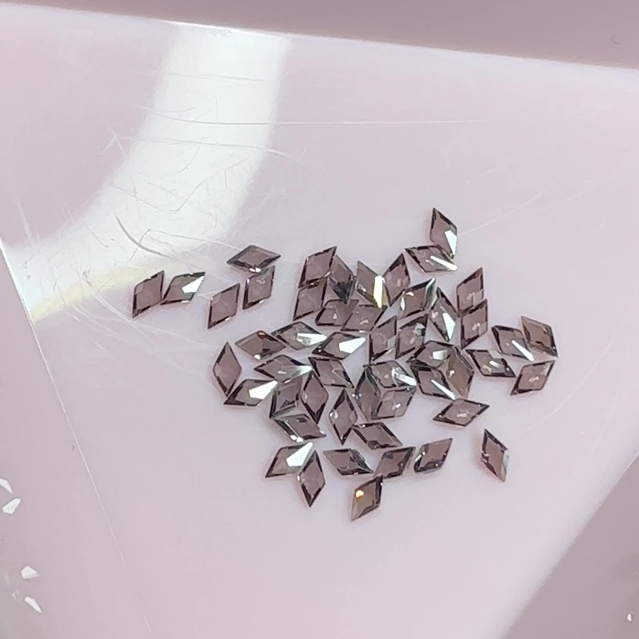 Mini Diamond Zirconia Tooth Gems - Foil Free (50 Pieces)