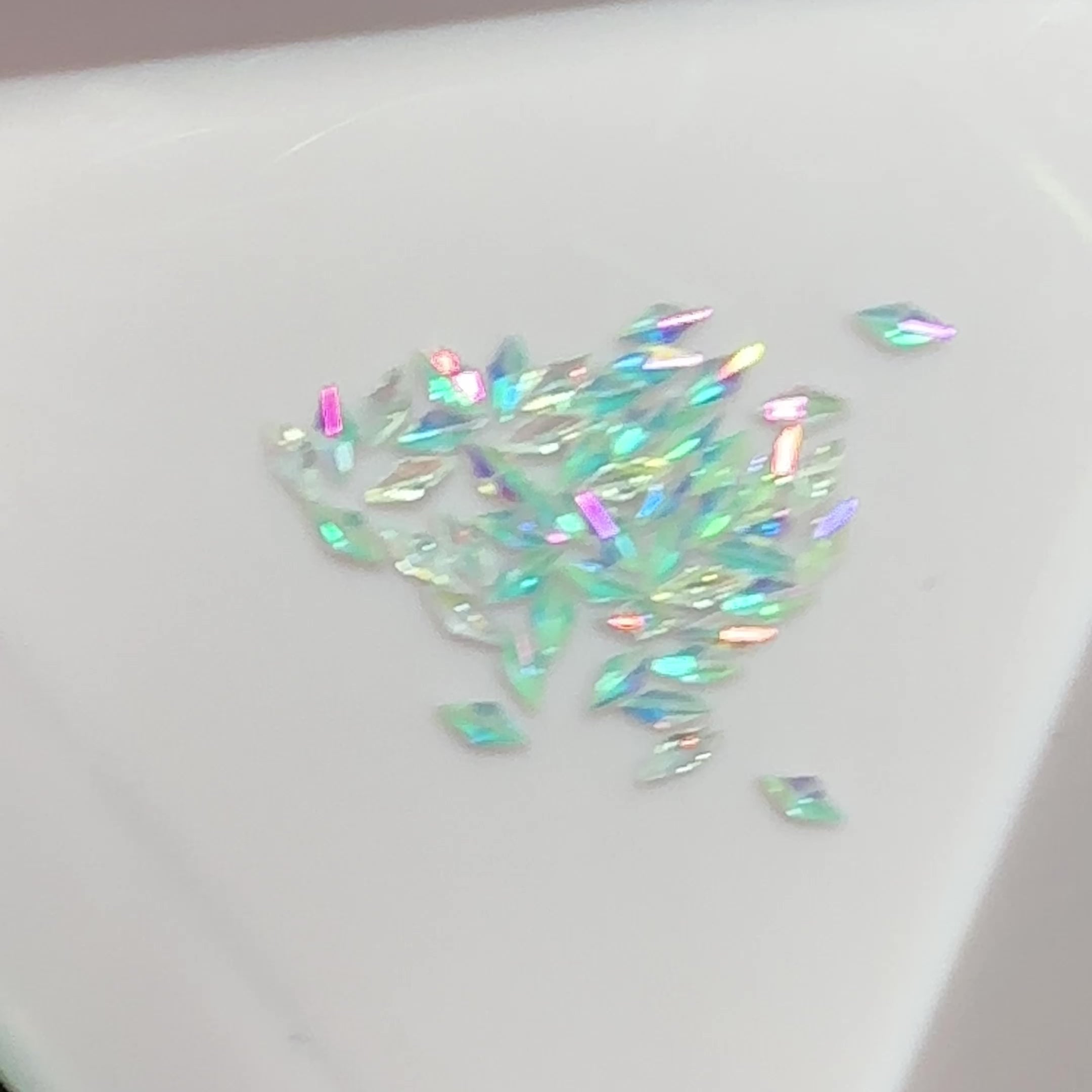 Mini Diamond Zirconia Tooth Gems - Foil Free (50 Pieces)