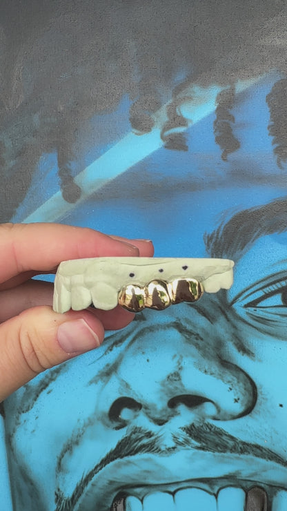 3 Piece Missing Tooth Cover Up Grillz - Grillz Australia