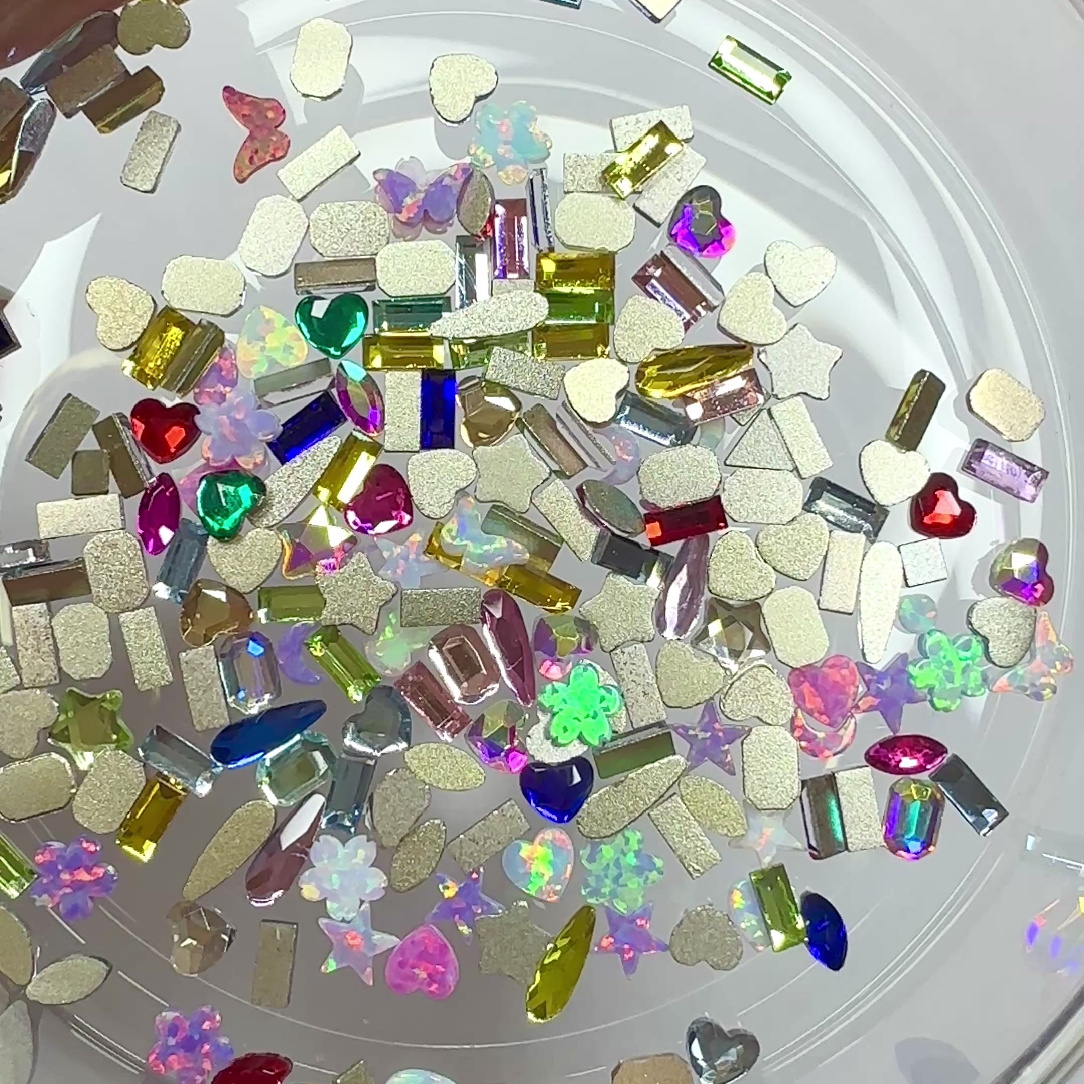 Mixed Shape & Opal Confetti - 50 pieces