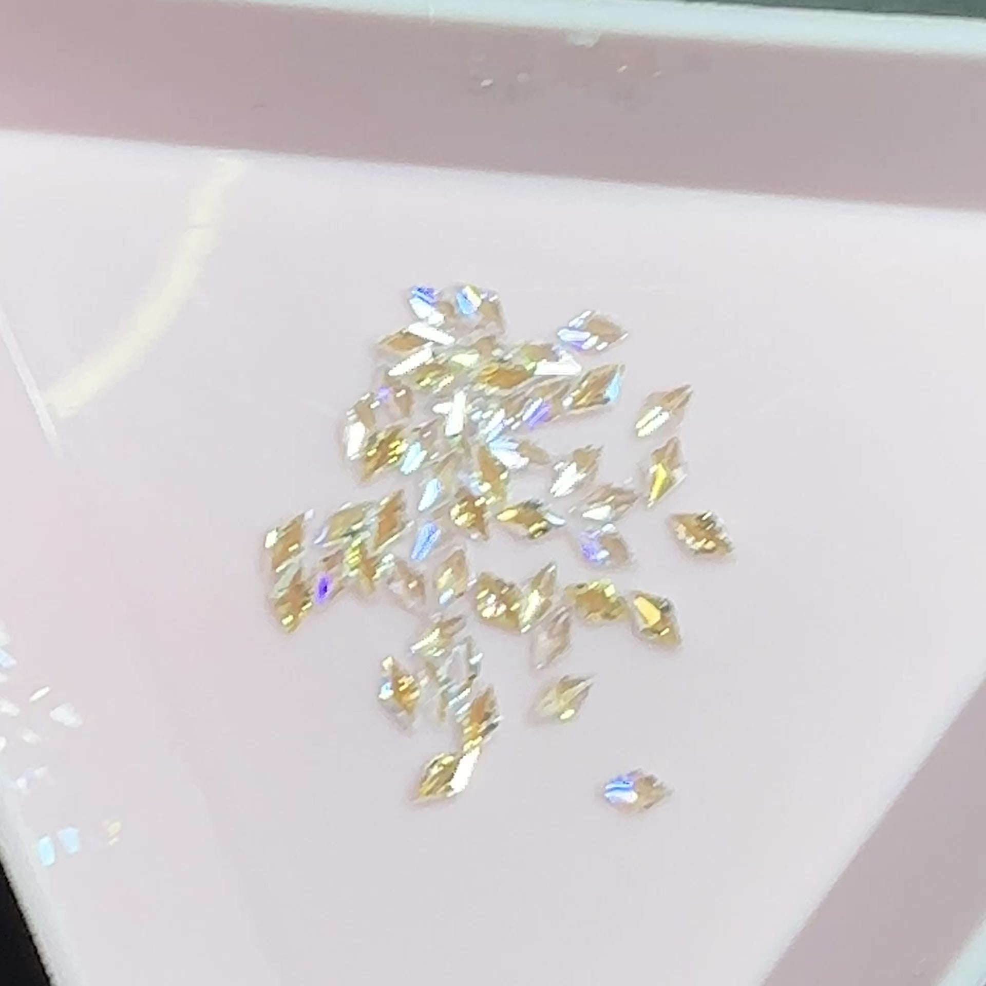Mini Diamond Zirconia Tooth Gems - Foil Free (50 Pieces)