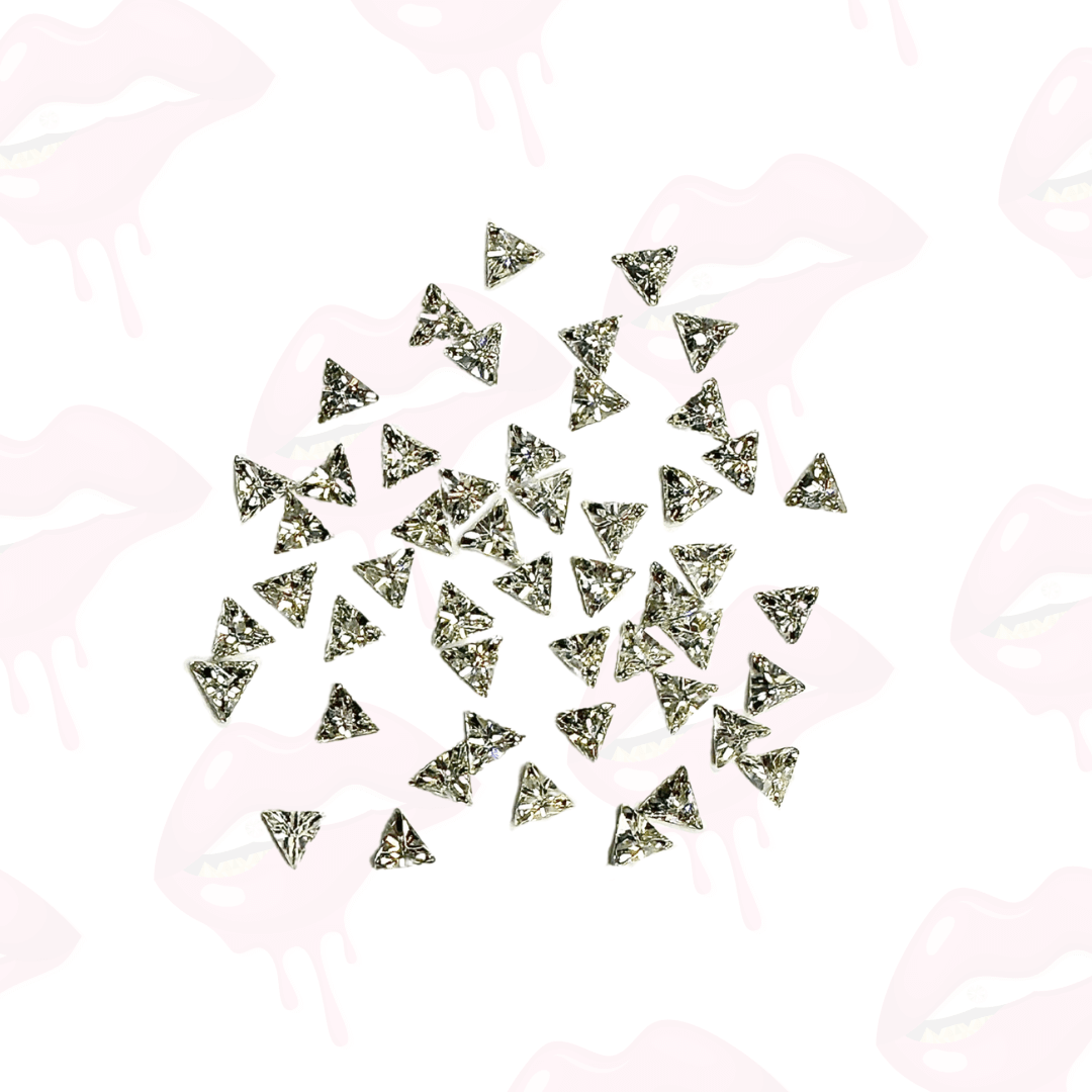 Mini Zirconia Triangle (50 Pieces)