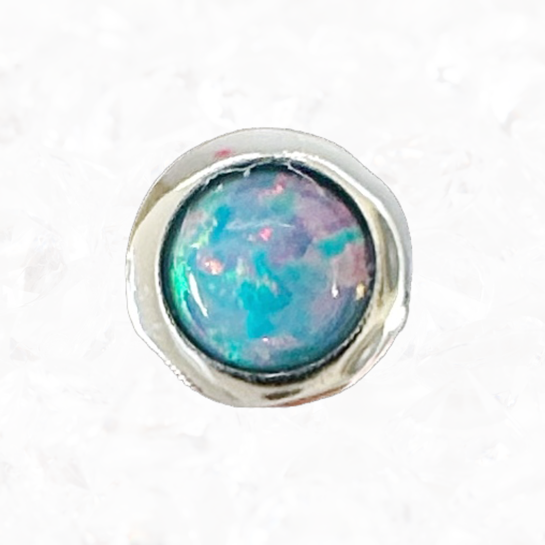 Gold Opal Bezel Tooth Charm CLEARANCE