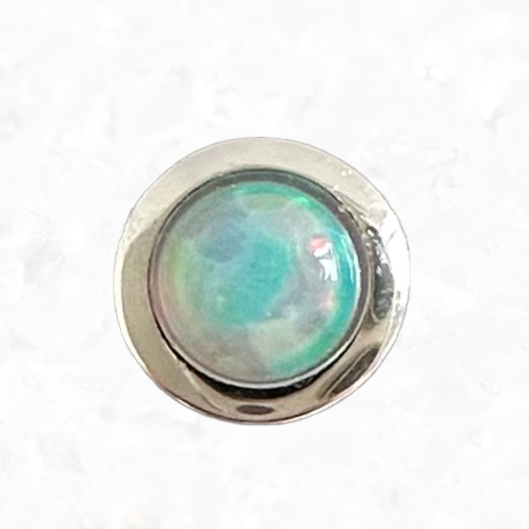 Gold Opal Bezel Tooth Charm CLEARANCE