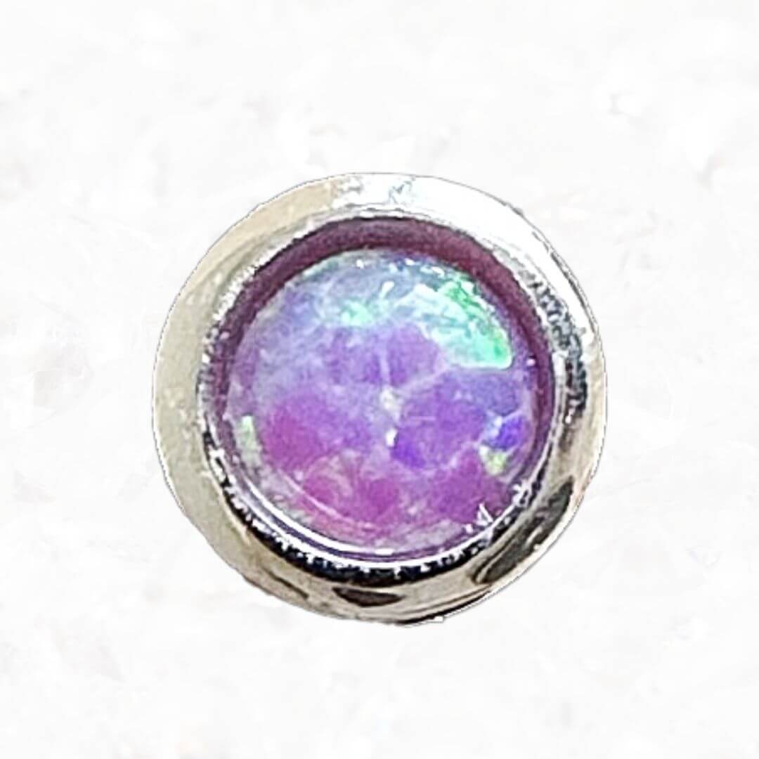 Gold Opal Bezel Tooth Charm CLEARANCE