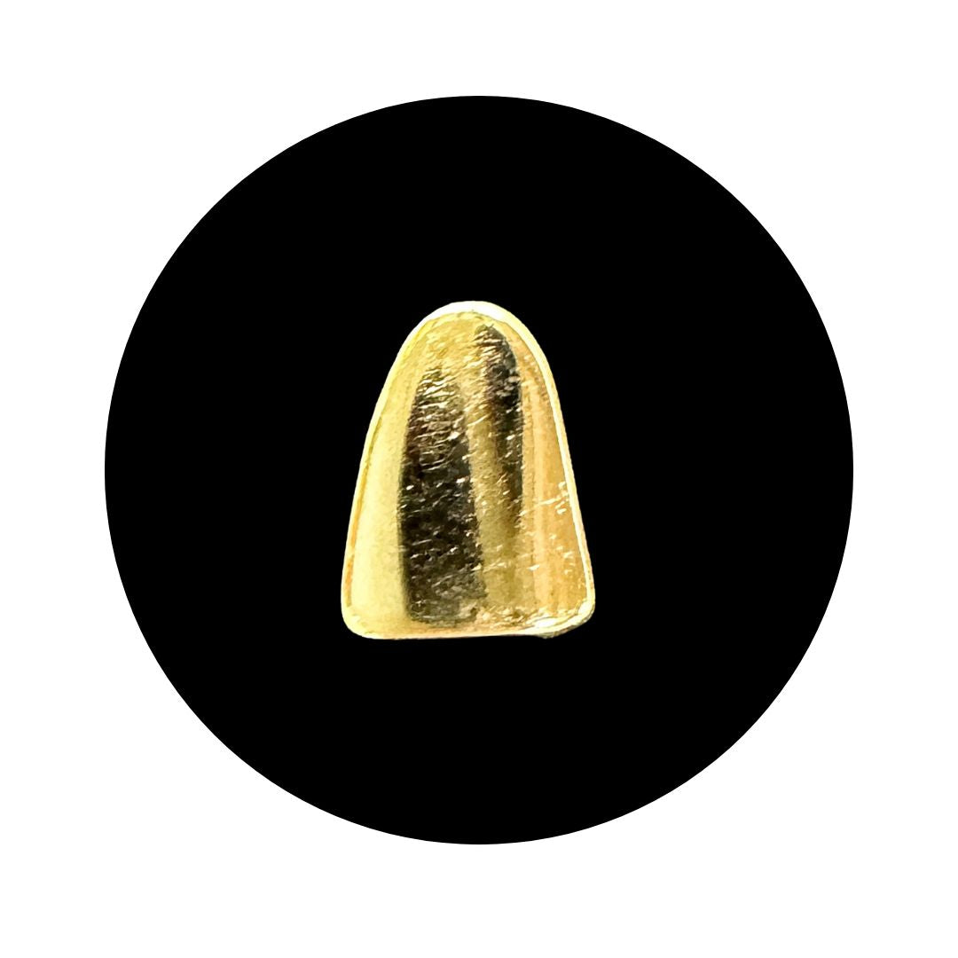 Round Solid Cap Tooth Charm