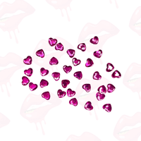 Heart Shape Tooth Gems (10, 20 & 50 Pieces)