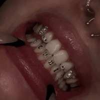 Custom Word Tooth Charms - Made To Order