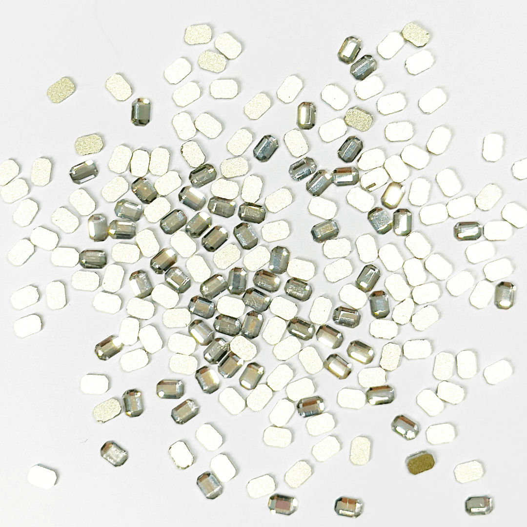Emerald Shape Tooth Gem (10, 20 & 50 pieces)