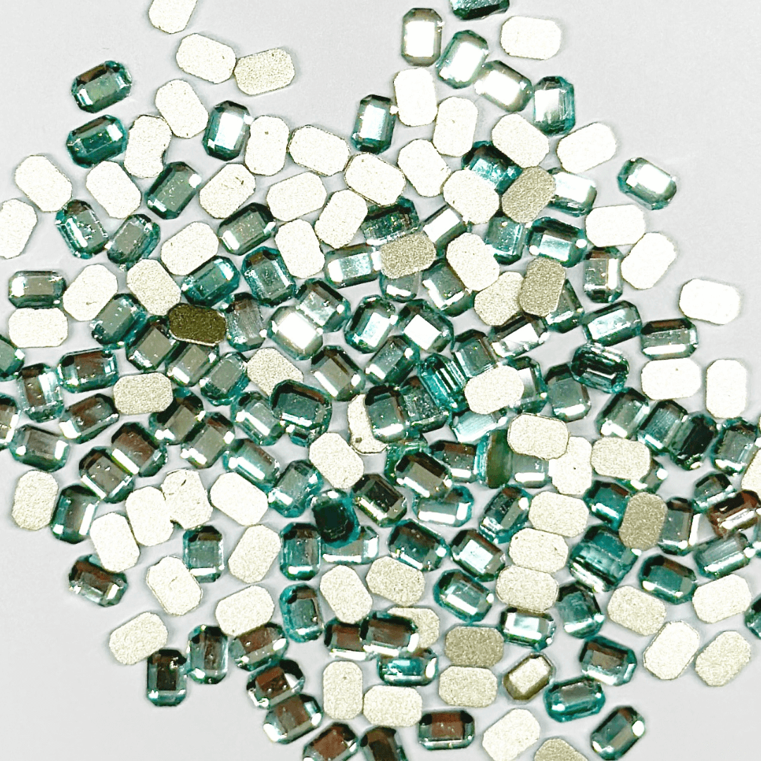 Emerald Shape Tooth Gem (10, 20 & 50 pieces)