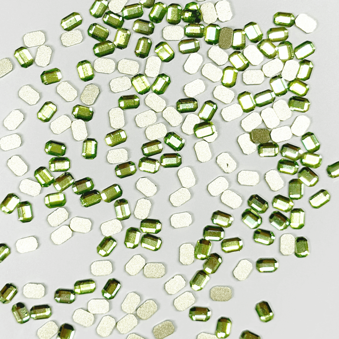 Emerald Shape Tooth Gem (10, 20 & 50 pieces)