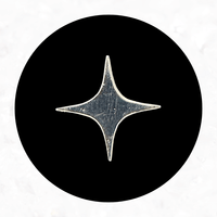 4 Point Sparkle Tooth Charm