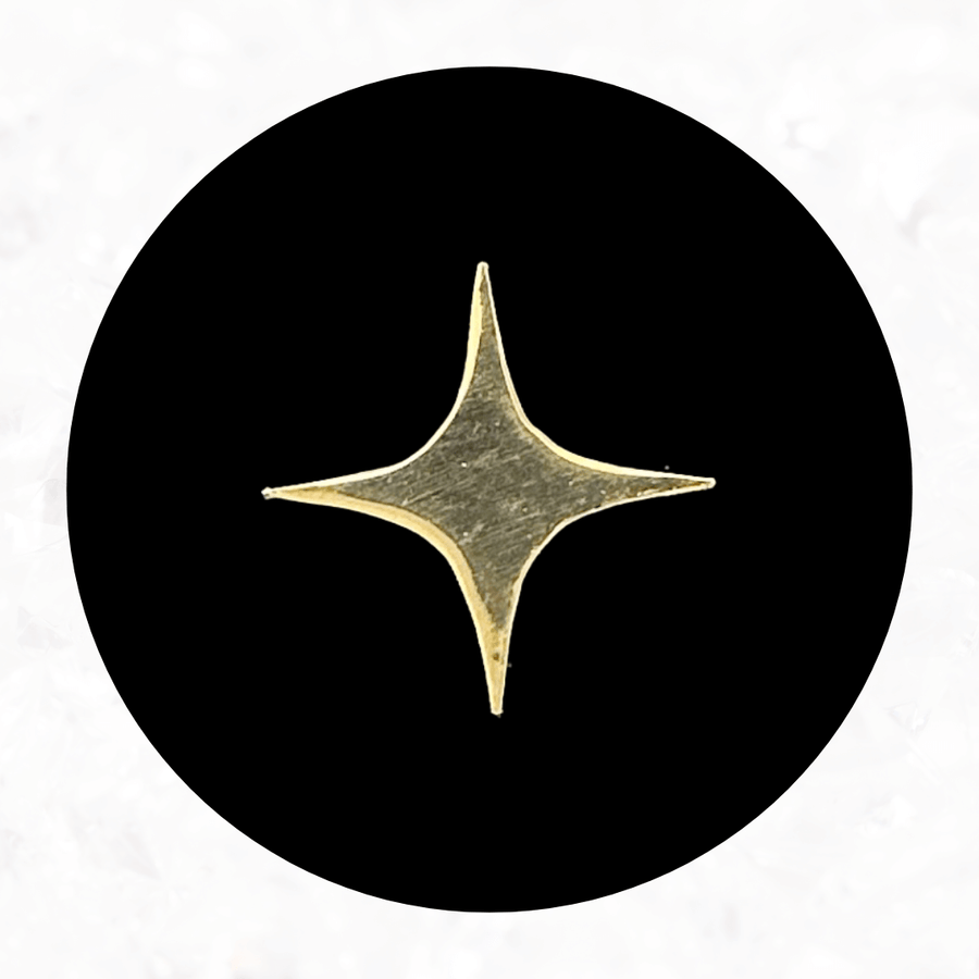 4 Point Sparkle Tooth Charm
