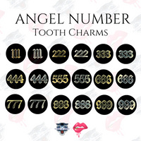 Angel Number Tooth Charms