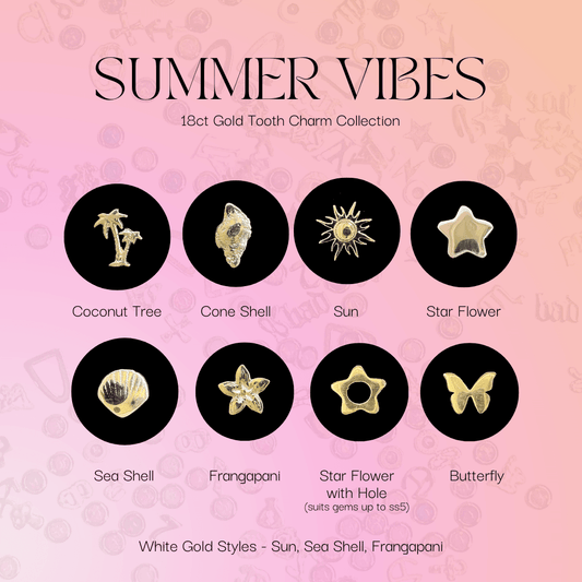 Summer Vibes Tooth Charm Collection