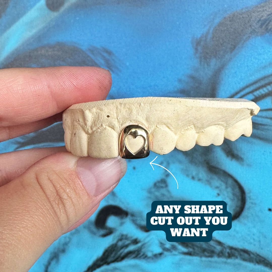 Single Cap with Shape Cut Out - Grillz Australia
