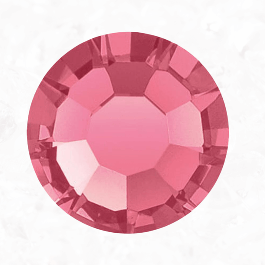 Indian Pink Non Hotfix Flat Back Crystal