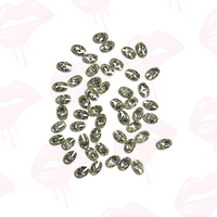 Mini Zirconia Ovals (50 Pieces)