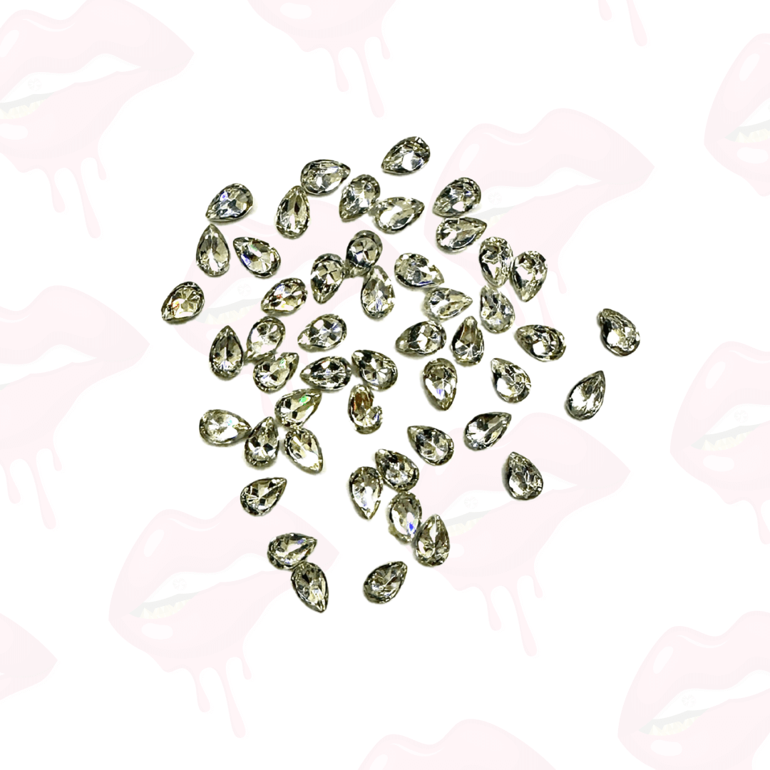 Mini Zirconia Pear Shape (50 Pieces)