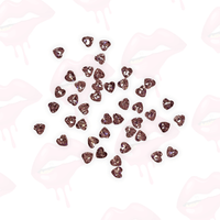 Mini Hearts - White, Pink, Purple, AB (50 Pieces)