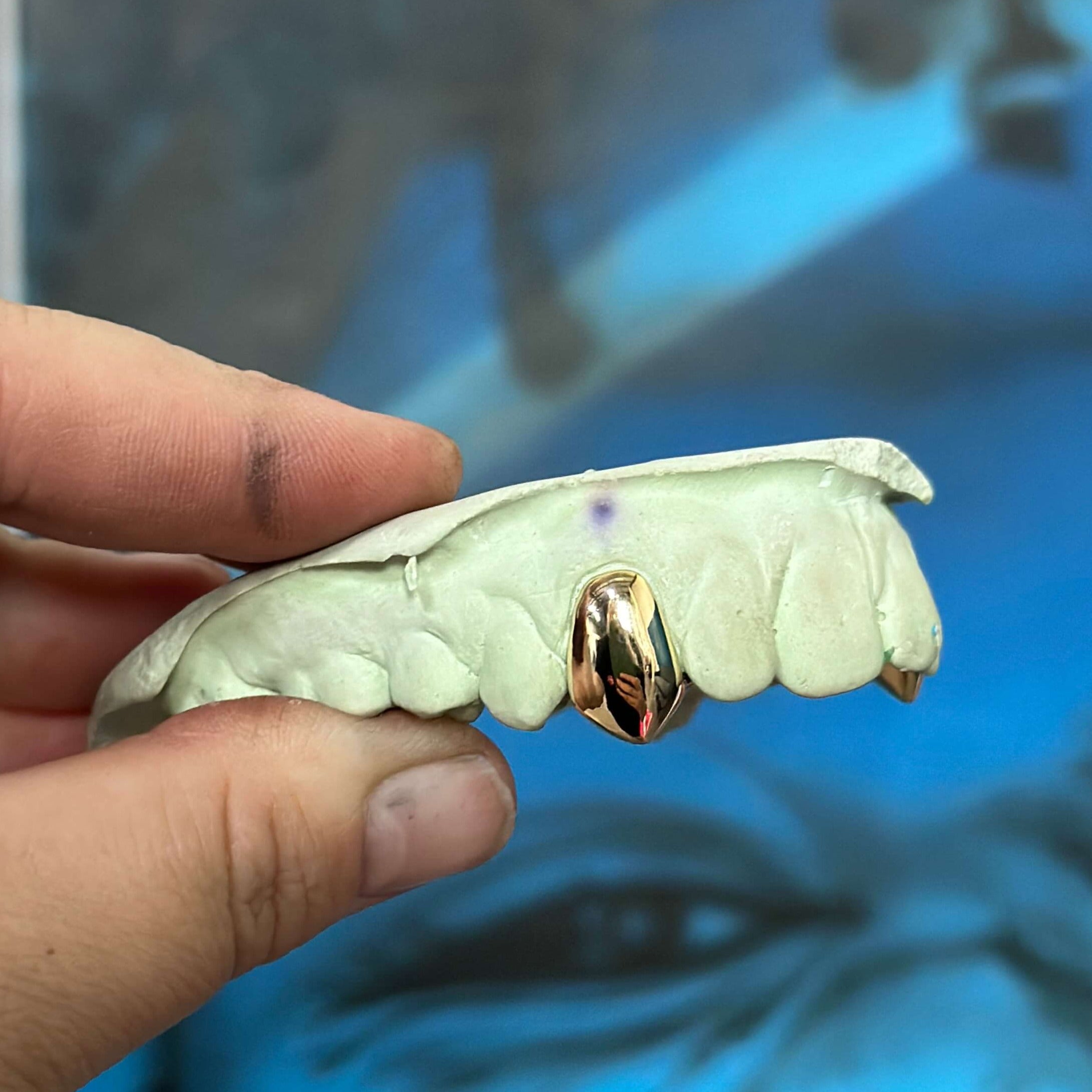 Extended Fang Canines with Back Bar - Grillz Australia