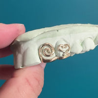 2 Piece Swirl Hearts - Grillz Australia