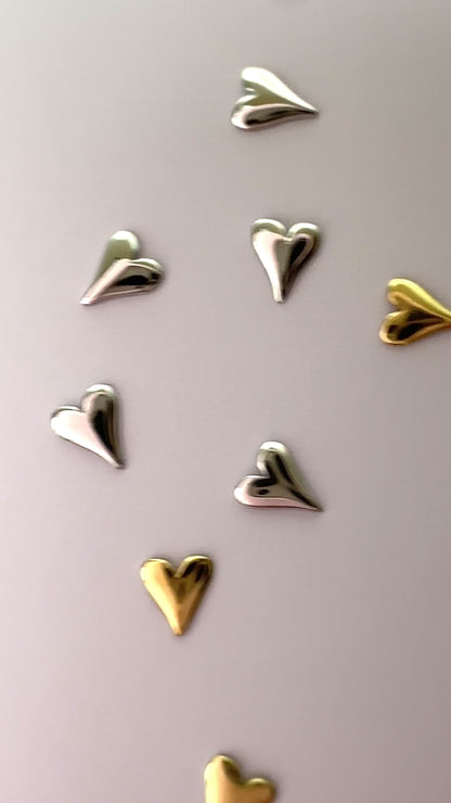 Pointed Heart Tooth Charm