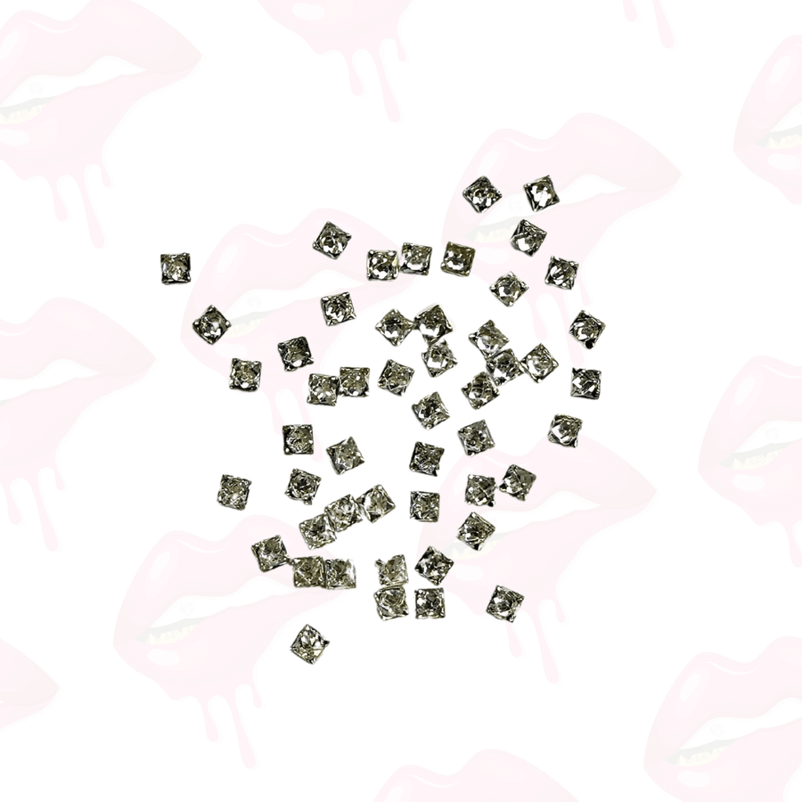 Mini Zirconia Square Shape (50 Pieces)