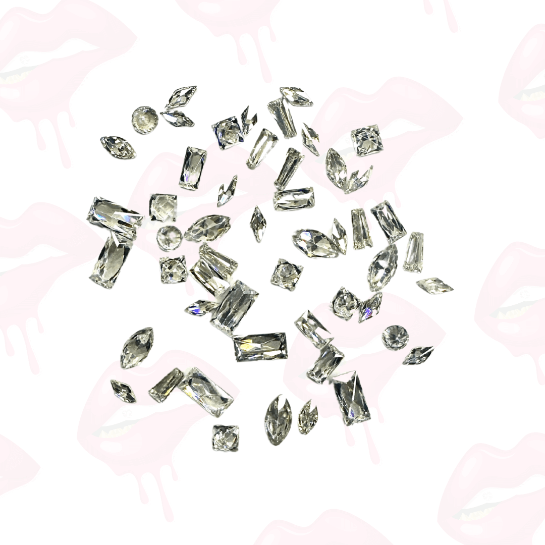 Mixed Shape Zircon Pack (50 Pieces)